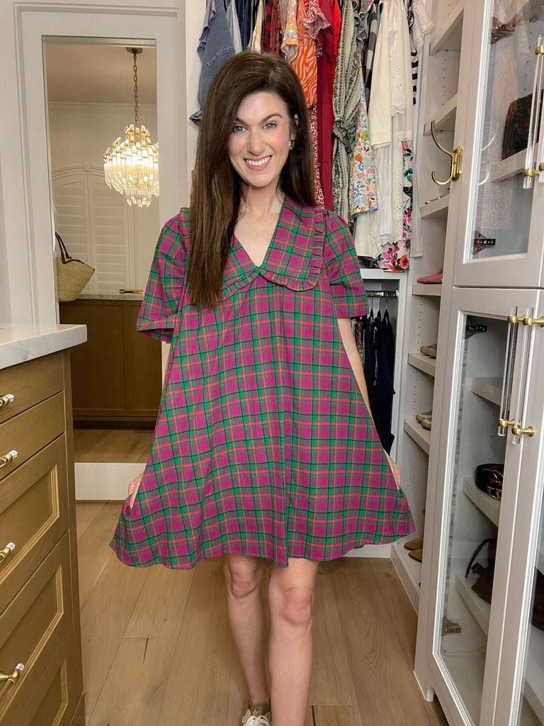 Slow Days in Sonoma Plaid Dress