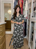 *BELLES & DOORBUSTER* Autumn Glow Dress in Charcoal *FINAL SALE*