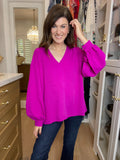 Positive Forecast Top in Magenta