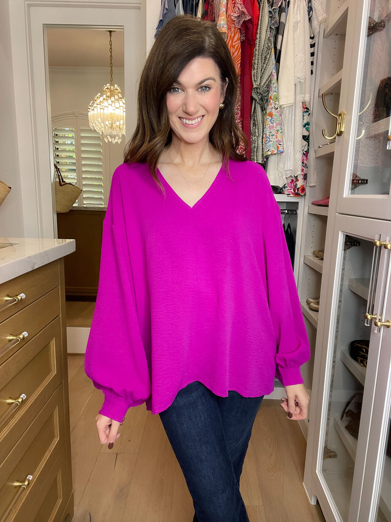 Positive Forecast Top in Magenta