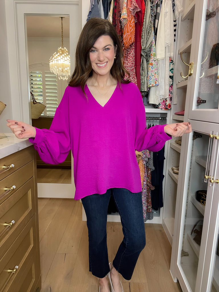 Positive Forecast Top in Magenta