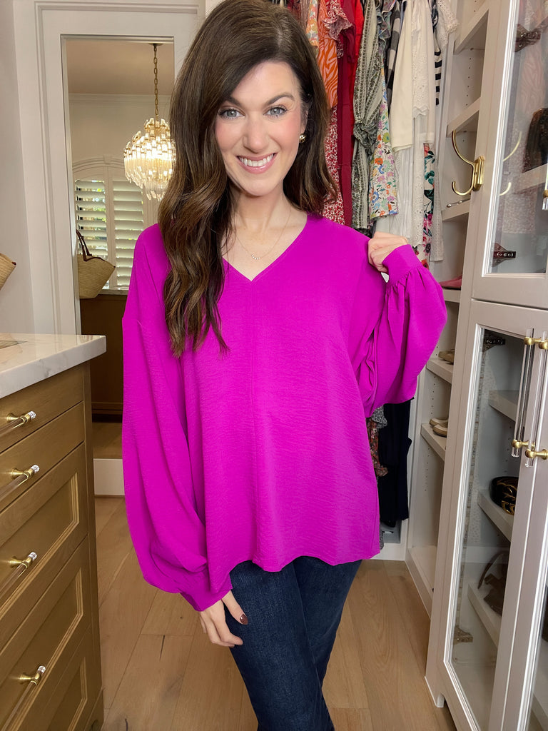 Positive Forecast Top in Magenta