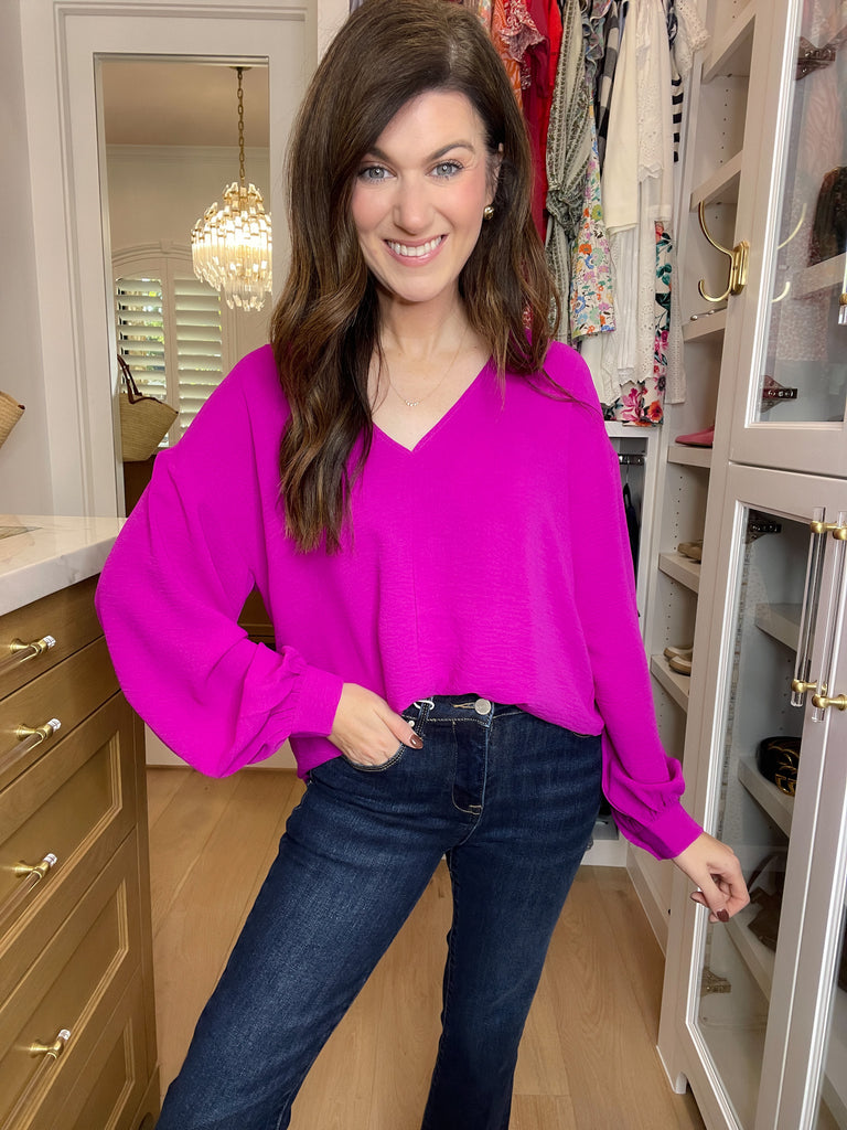 Positive Forecast Top in Magenta