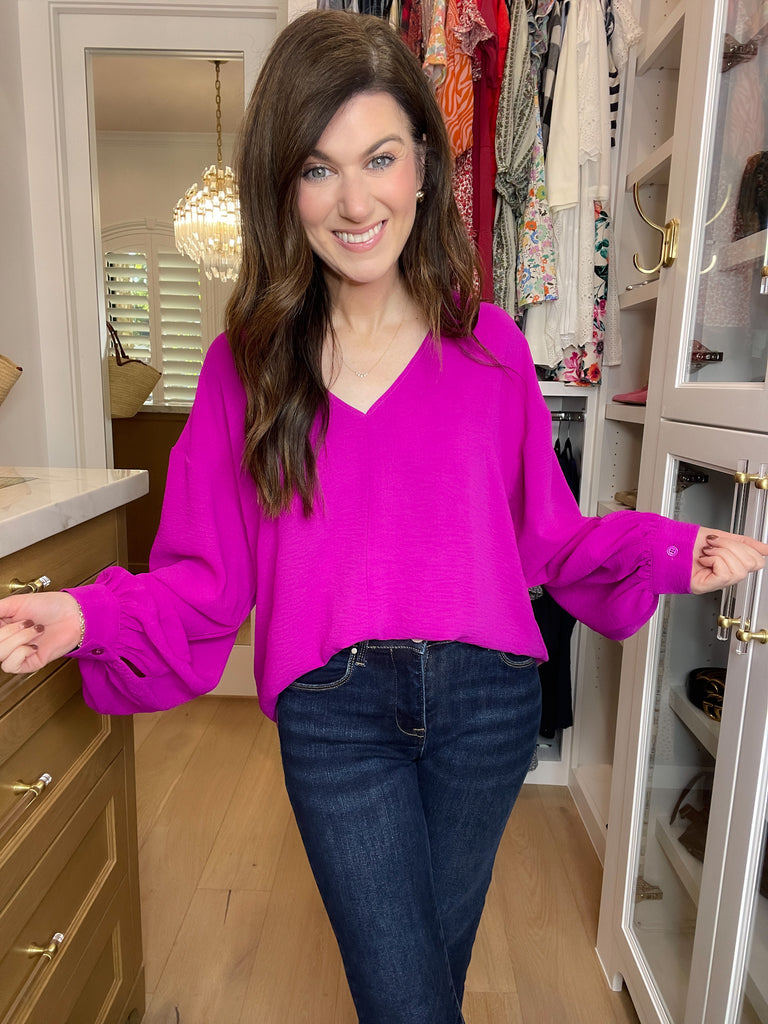 Positive Forecast Top in Magenta