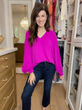 Positive Forecast Top in Magenta