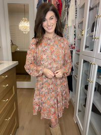 Take Another Chance Floral Tiered Dress