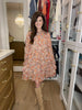 Take Another Chance Floral Tiered Dress