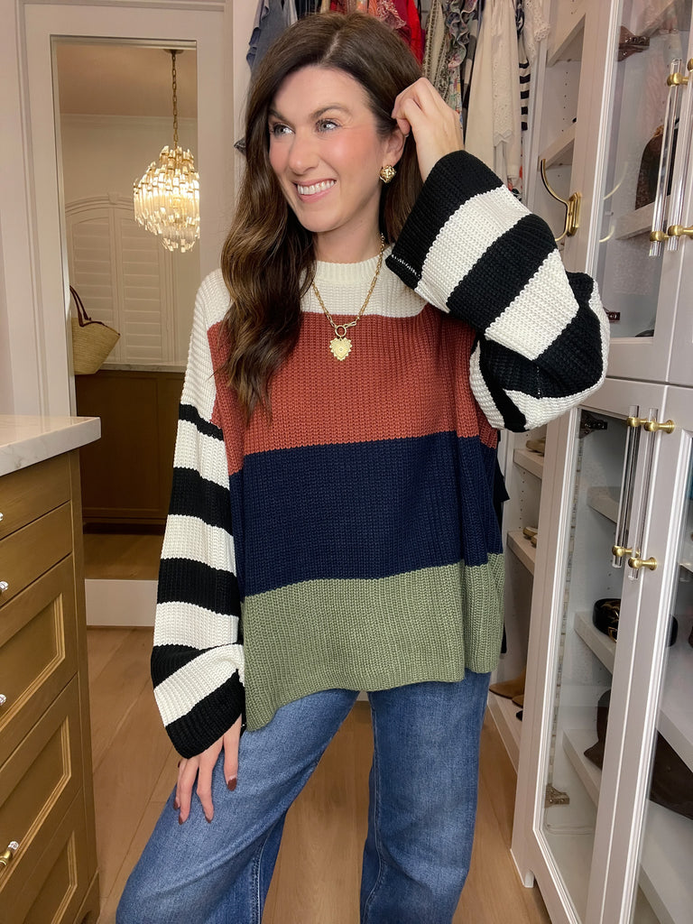 More Than Meets the Eye Striped Sweater