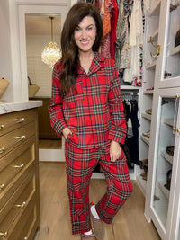 SALE! Hallmark Holidays Pajama Set in Red Plaid *Final Sale*