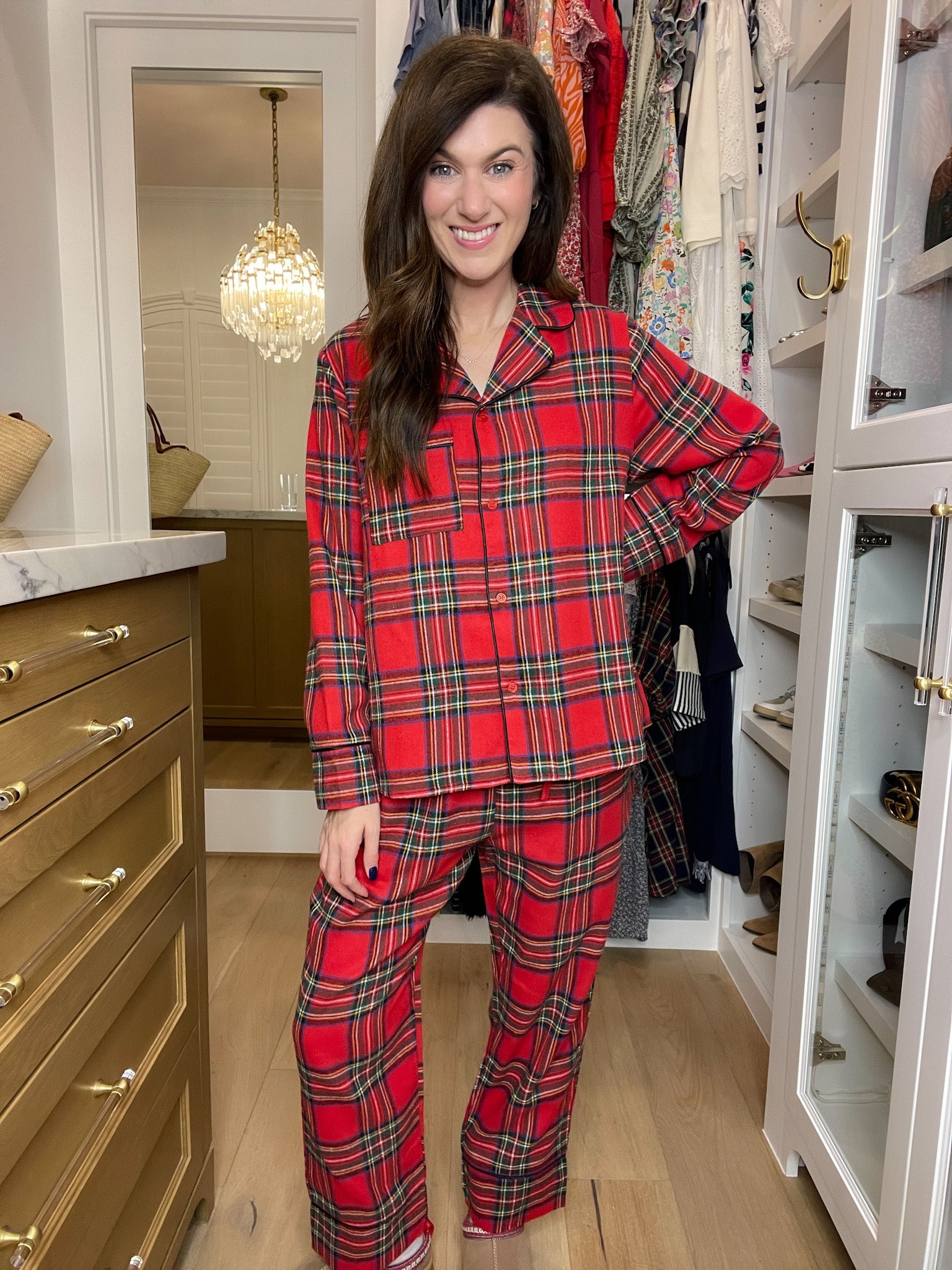 SALE! Hallmark Holidays Pajama Set in Red Plaid *Final Sale*