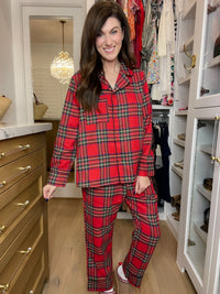 SALE! Hallmark Holidays Pajama Set in Red Plaid *Final Sale*