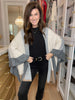 *BELLES & DOORBUSTER* Cumberland Color Block Cardigan Wrap *Final Sale*