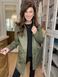 *BELLES & DOORBUSTER* Get Outside Jacket in Olive *FINAL SALE*