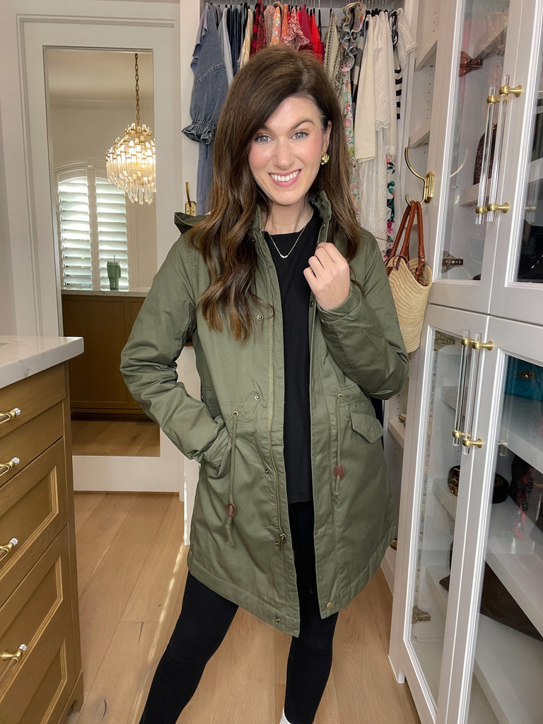 *BELLES & DOORBUSTER* Get Outside Jacket in Olive *FINAL SALE*