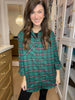 Coffee Run Plaid Button Down in Hunter