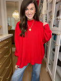 New Favorite Sweater in Red