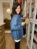 Risen Relaxed Ridge Denim Shacket