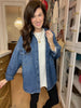 Risen Relaxed Ridge Denim Shacket