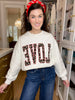 Bold Love Embroidered Pullover