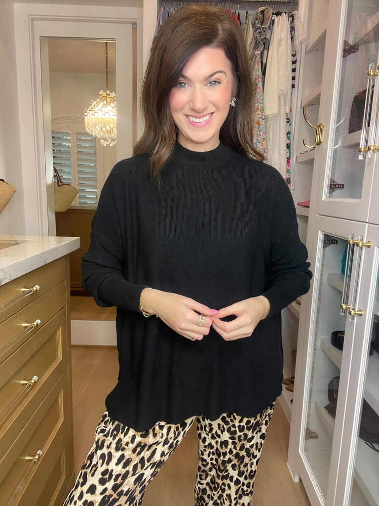 Always in Style Sweater in Black
