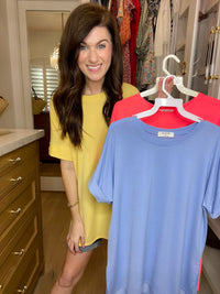 *BELLES & DOORBUSTER* Brighten the Day Tee in Multiple Colors *Final Sale*