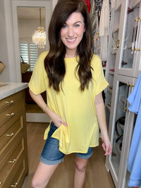 *BELLES & DOORBUSTER* Brighten the Day Tee in Multiple Colors *Final Sale*