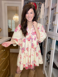 Countryside Charm Floral Dress