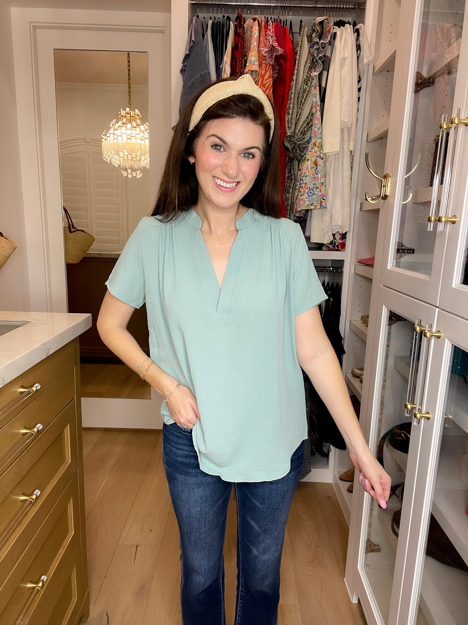 Do Me A Solid Top in Soft Pink or Aloe