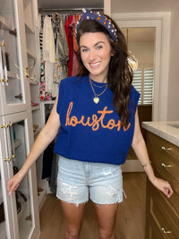 H-Town Tinsel Sweater Vest