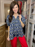 Midnight Meadow Top