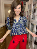 Midnight Meadow Top