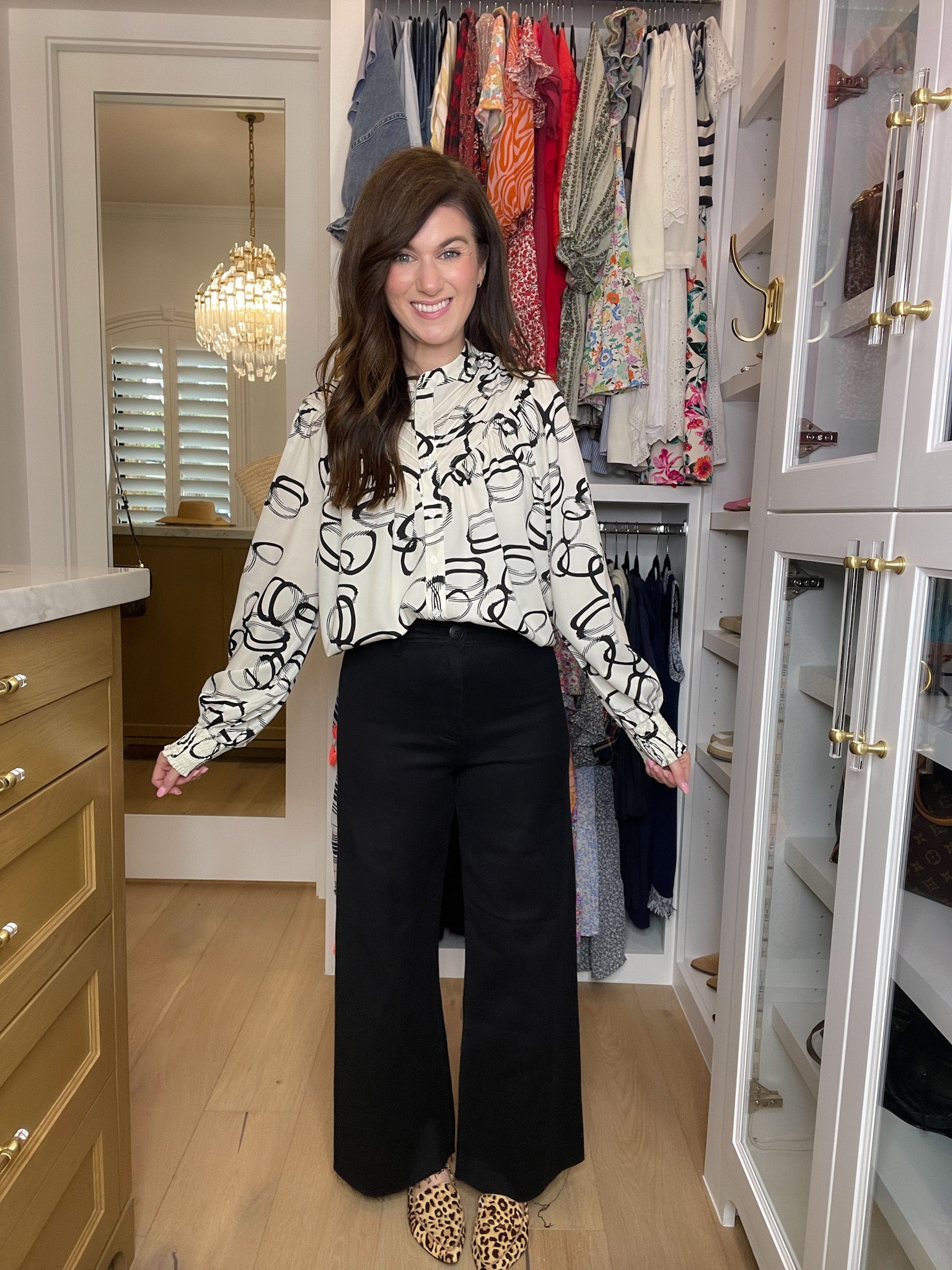 Common Ground Wide Leg Jeans in Black