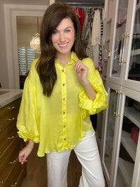 SALE! Little Miss Sunshine Button Down *Final Sale*