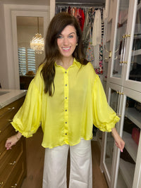 SALE! Little Miss Sunshine Button Down *Final Sale*