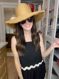 No Shade Straw Hat *Final Sale*