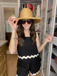 No Shade Straw Hat *Final Sale*