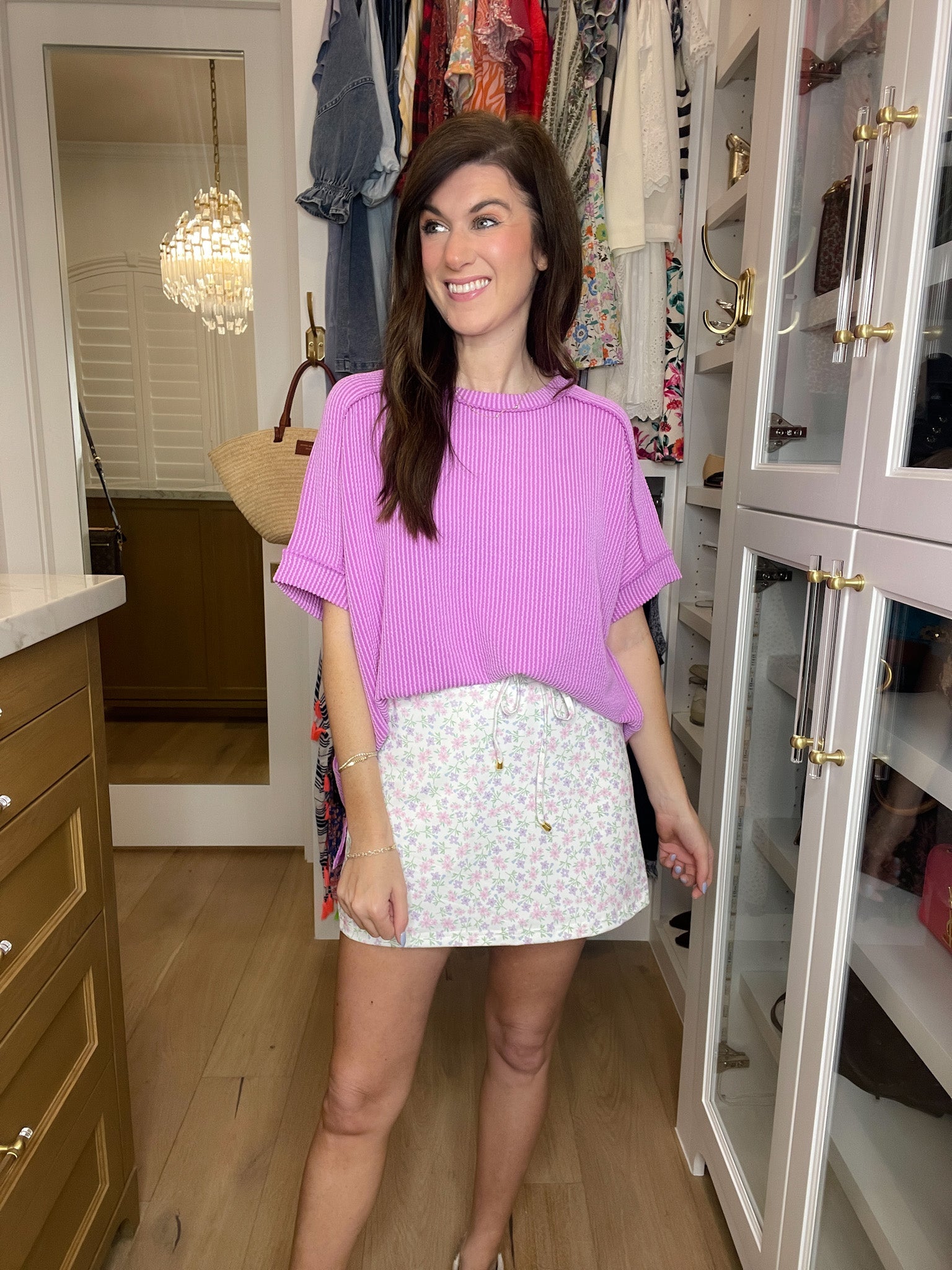 Spirit Of Spring Floral Skort