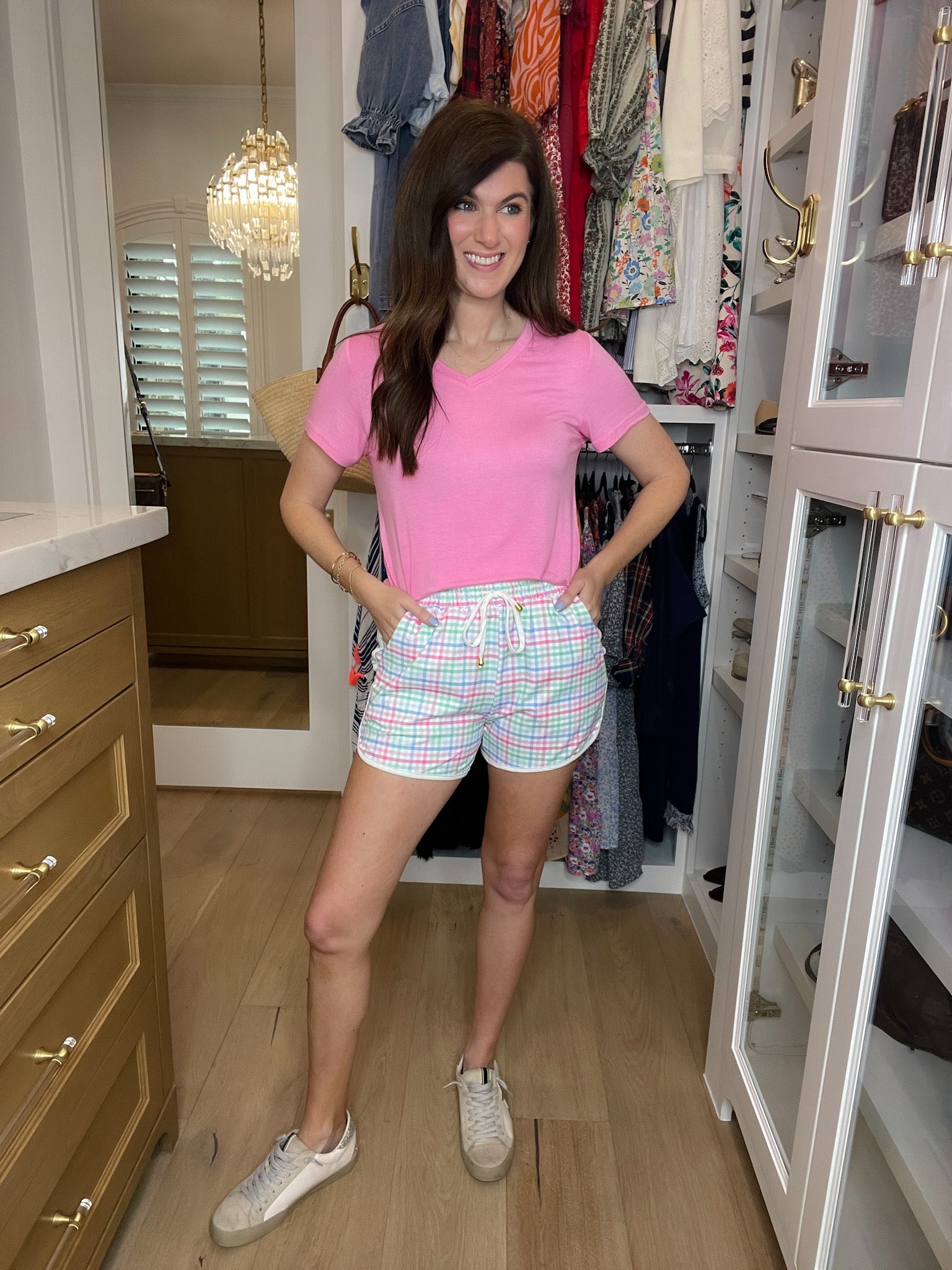 Pastel Plaid Everyday Shorts