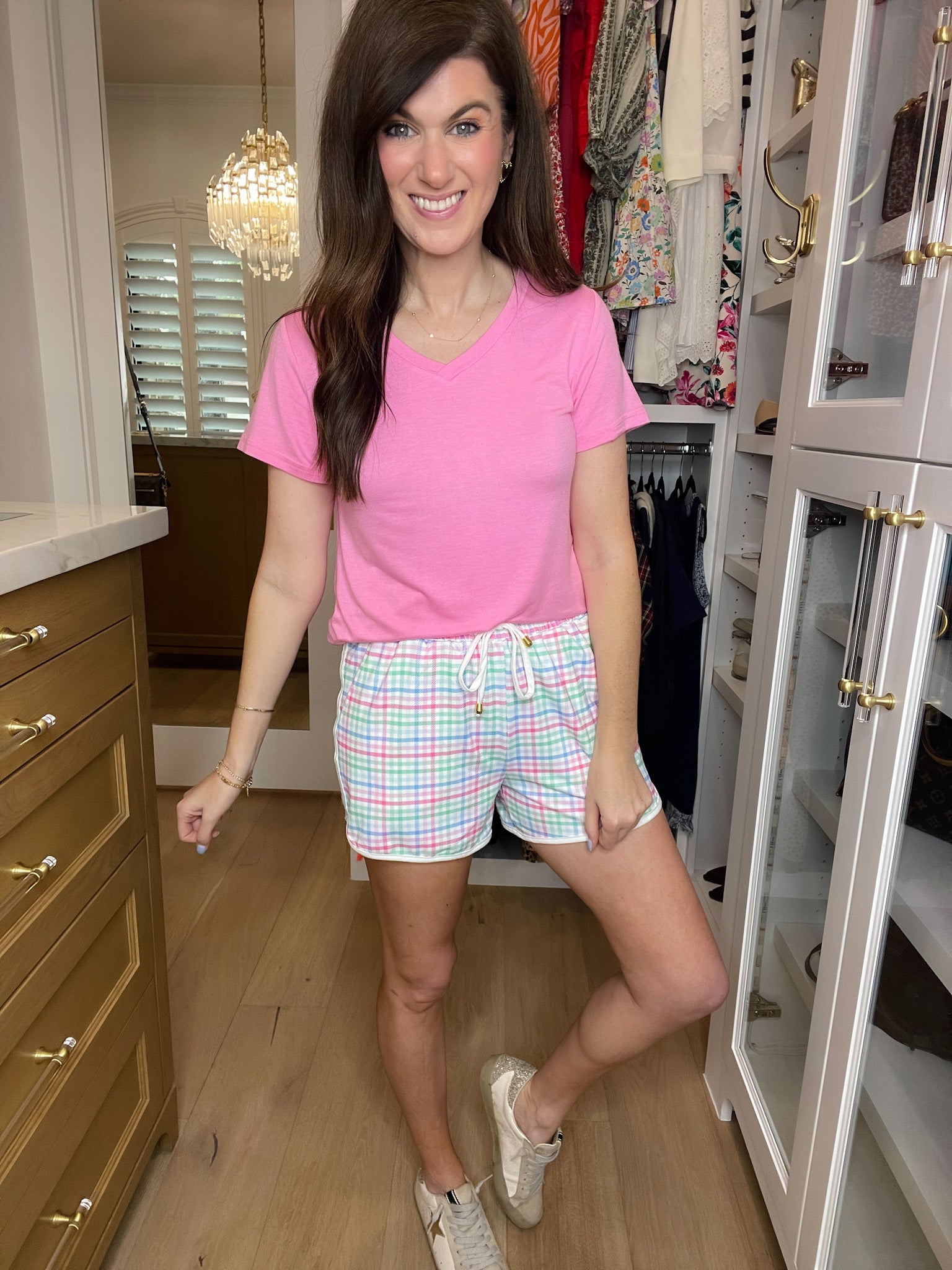 Pastel Plaid Everyday Shorts