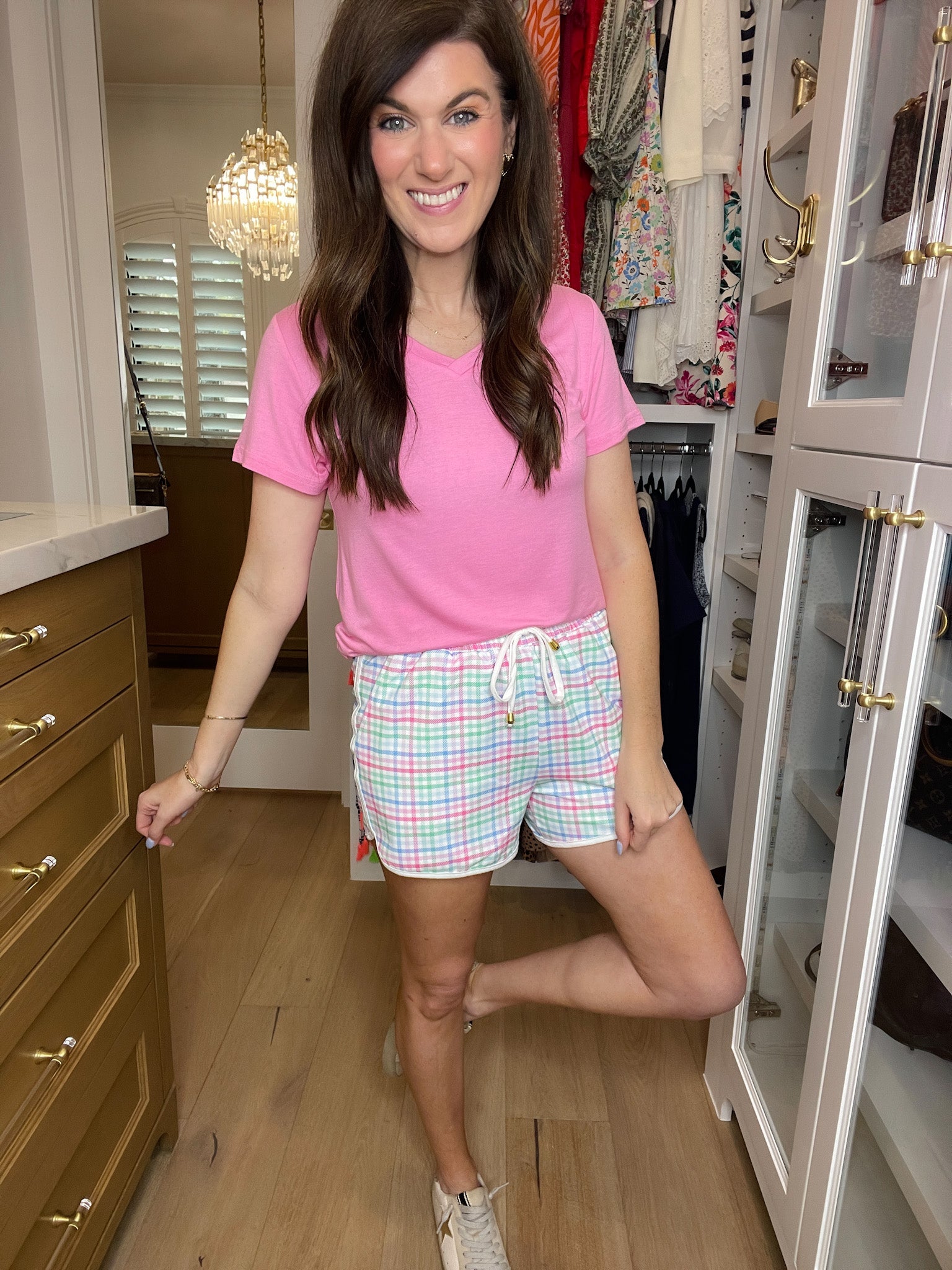 Pastel Plaid Everyday Shorts