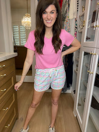 Pastel Plaid Everyday Shorts