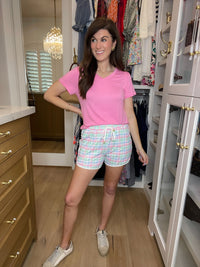 Pastel Plaid Everyday Shorts
