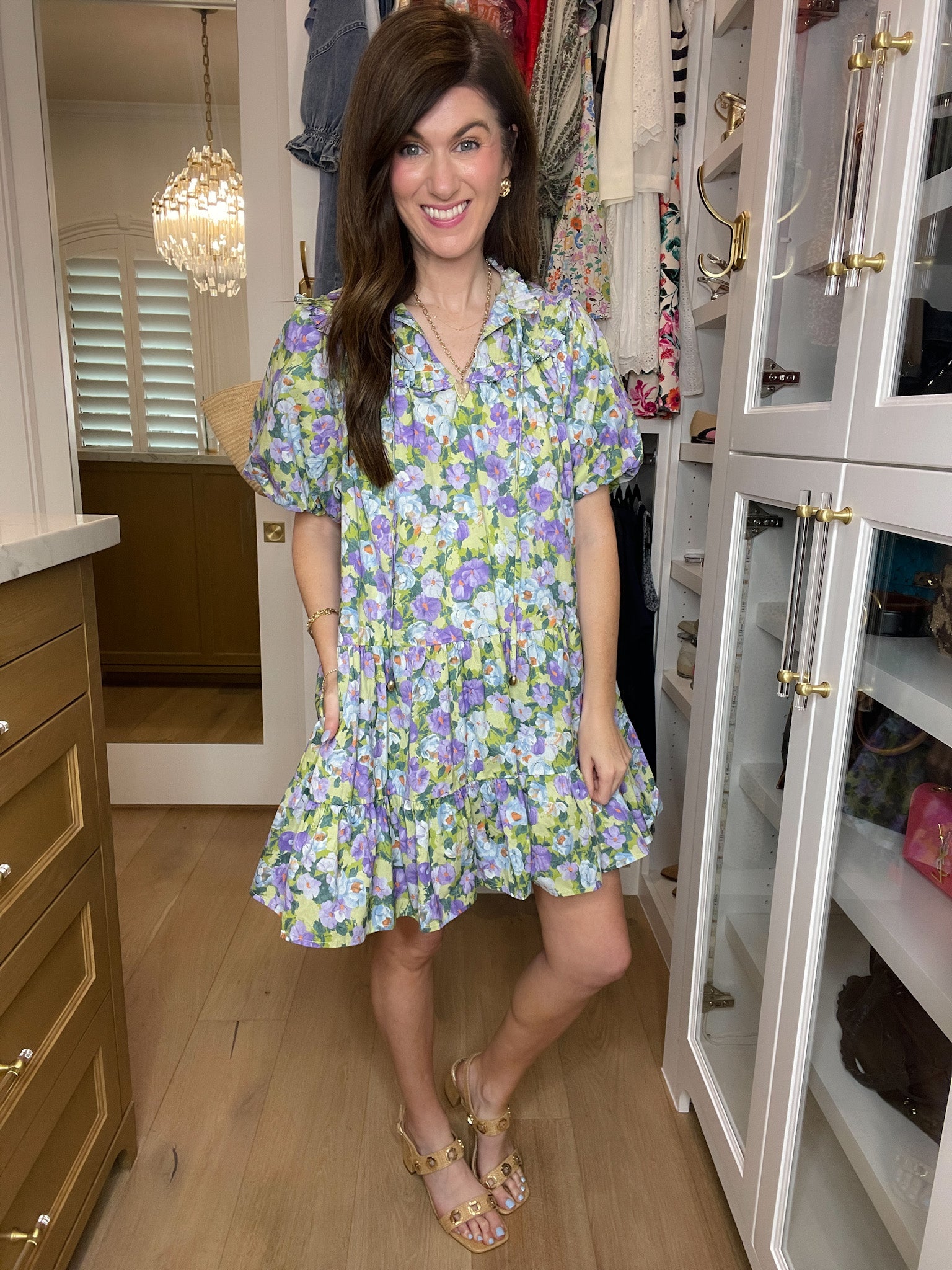 Wildflower Whimsy Dress in Lavender