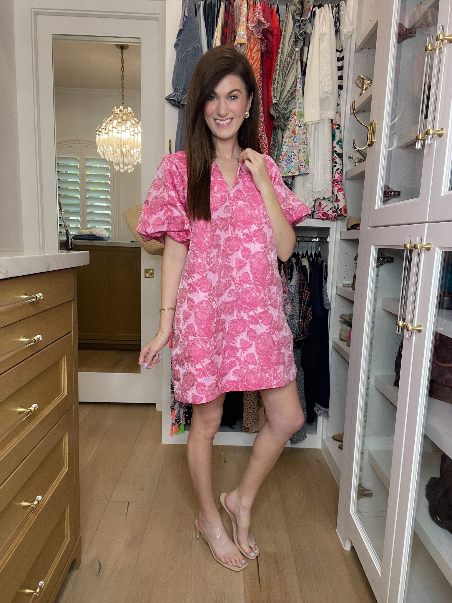 Della Lucite Heels