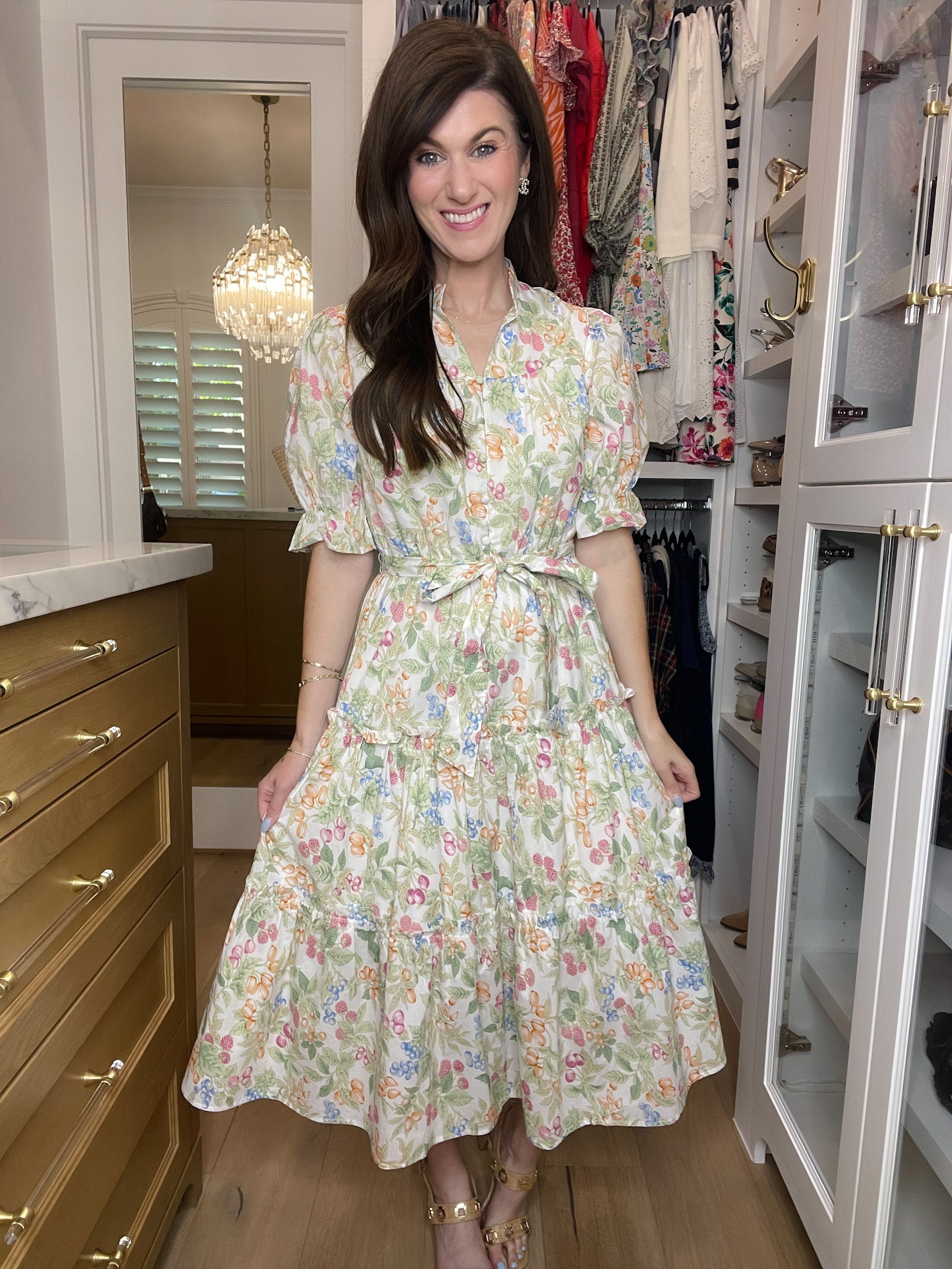 tiered midi summer dress Coming Back For You Sage Green Tiered Midi Dress, Medium - The Mint Julep Boutique