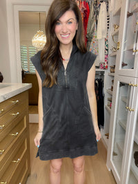 Shift into Gear Dress in Black