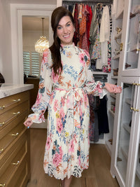 Picture Perfect Pleated Midi Dress