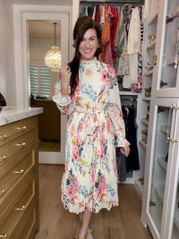 Picture Perfect Pleated Midi Dress