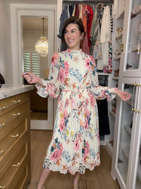 Picture Perfect Pleated Midi Dress