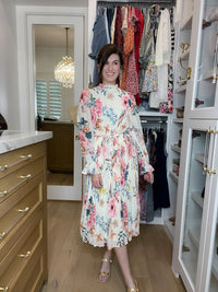 Picture Perfect Pleated Midi Dress